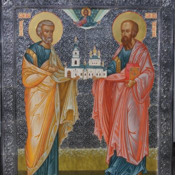 Икона святых первоверховных апостолов Петра и Павла.